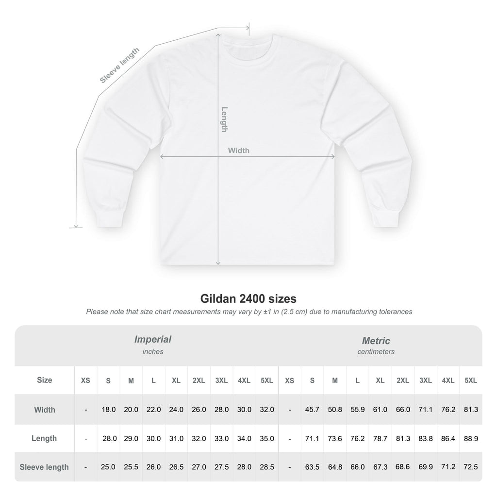 Photo Graphic Long Sleeve Tee — Smiling OK Hand Retro Photo